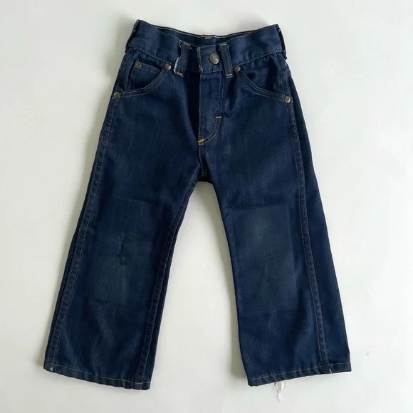 Vintage Bottoms Vintage Kids Jeans With Reinforced Knees Size